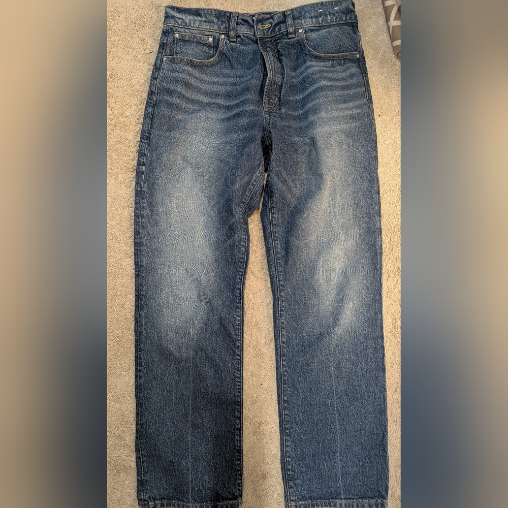 Madewell Longline Straight Jeans